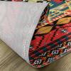 Ambesonne Valentine Place Mats Set of 4, Different Types of Heart Shapes Romance Love Theme Watercolor Striped Art, Washable Fabric Placemats for Dining Table, Standard Size, White Black(Teal Red)