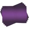 Ambesonne Valentine Place Mats Set of 4, Different Types of Heart Shapes Romance Love Theme Watercolor Striped Art, Washable Fabric Placemats for Dining Table, Standard Size, White Black(Purple)