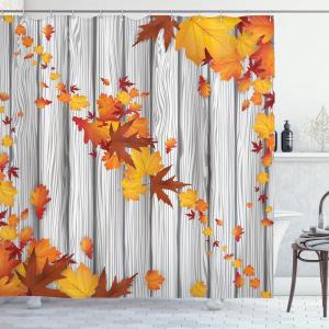Ambesonne Cat Shower Curtain, Toasting Champagne Kitties Romantic Date Crescent Clouds Heart Balloons, Cloth Fabric Bathroom Decor Set with Hooks, 69″ W x 70″ L, Dark Night Blue Vermilion(Yellow Orange)