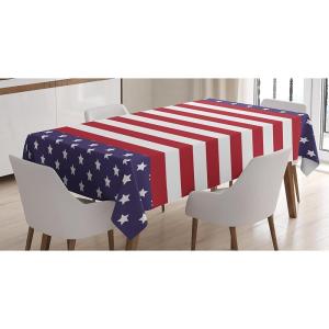 Ambesonne Love Tablecloth, Hearts Pattern in Modern Style Valentine’s Day Ornate Happiness Warm Feelings, Rectangular Table Cover for Dining Room Kitchen Decor, 60″ X 84″, White Ruby(Purple Red White)