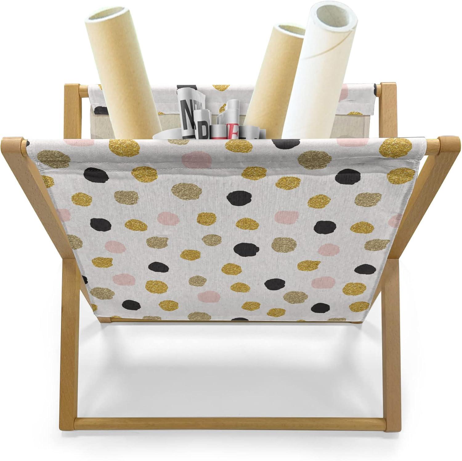 imageAmbesonne Modern Magazine and Book Holder Vertical Black and White Brushstroke Stripes Background Valentines Themed Hearts Floor Rack Decor for Interior of Home amp Office 22 x 19 Pale CoffeePale Coffee Rose and Black