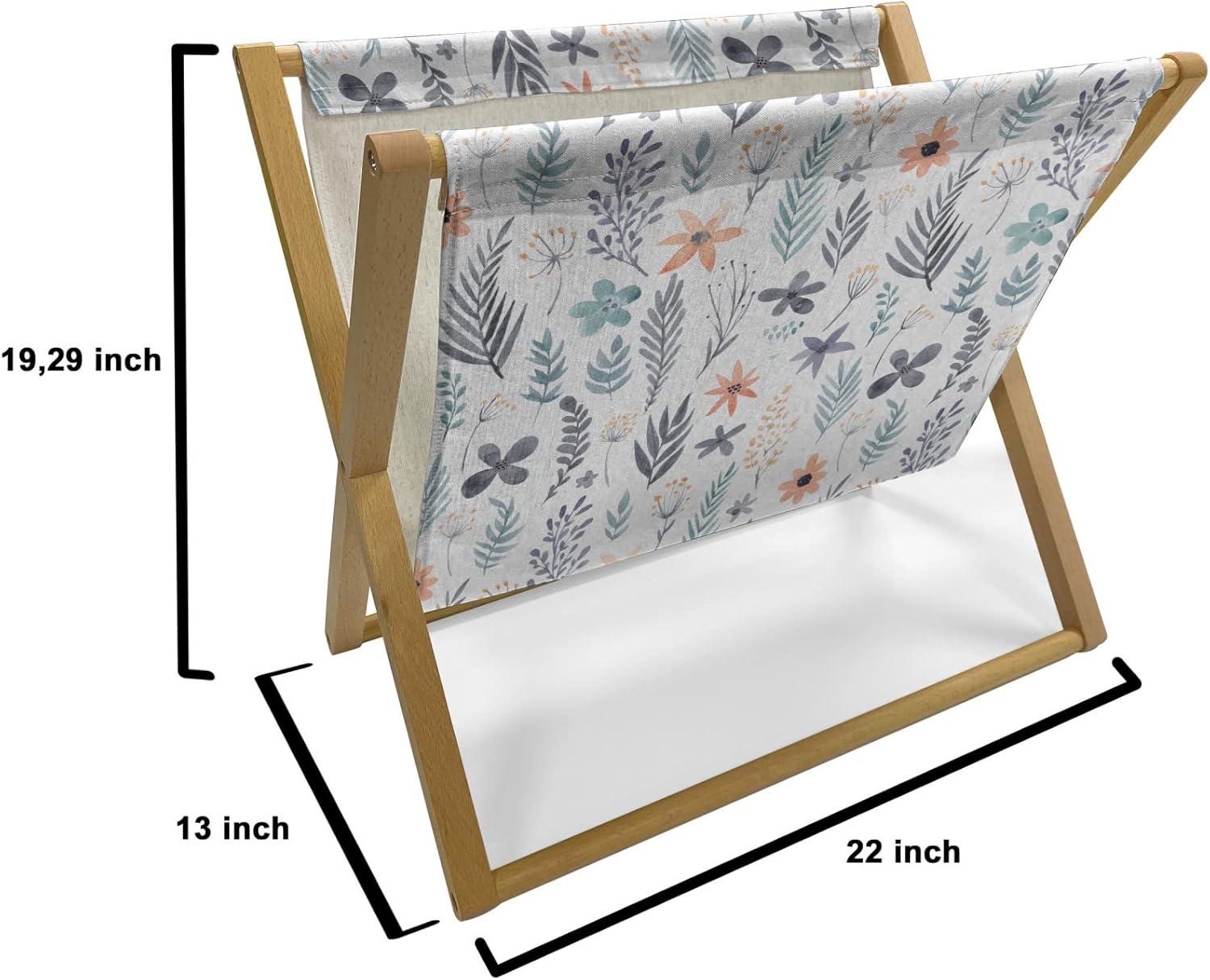 imageAmbesonne Modern Magazine and Book Holder Vertical Black and White Brushstroke Stripes Background Valentines Themed Hearts Floor Rack Decor for Interior of Home amp Office 22 x 19 Pale CoffeeWhite Purpleblue Peach