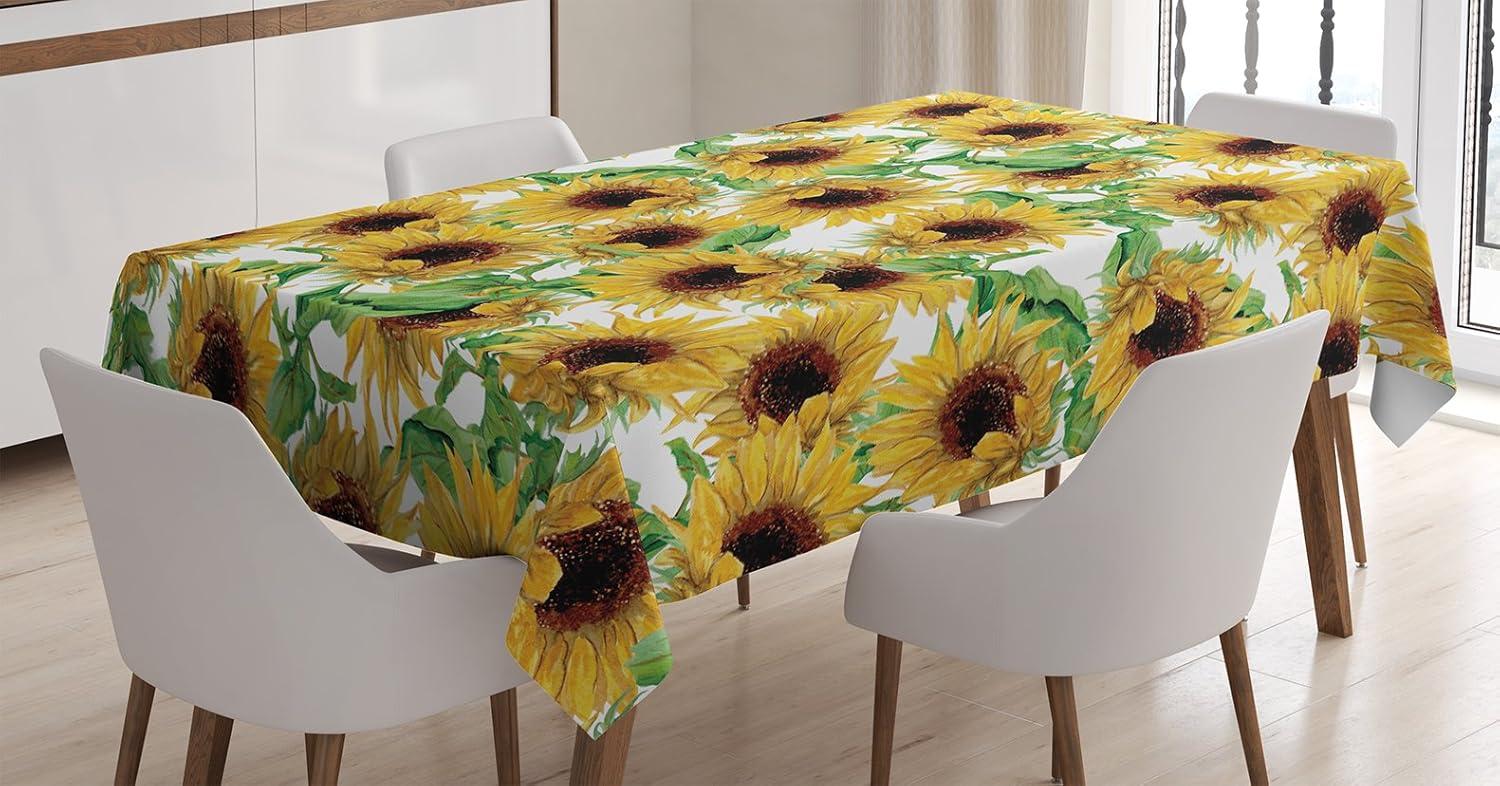 imageAmbesonne Valentine Tablecloth Heart Shaped Lollipops Candies with Spirals Romantic Love Theme Pattern Dining Room Kitchen Rectangular Table Cover 52 X 70 Pink PurpleBrown Yellow