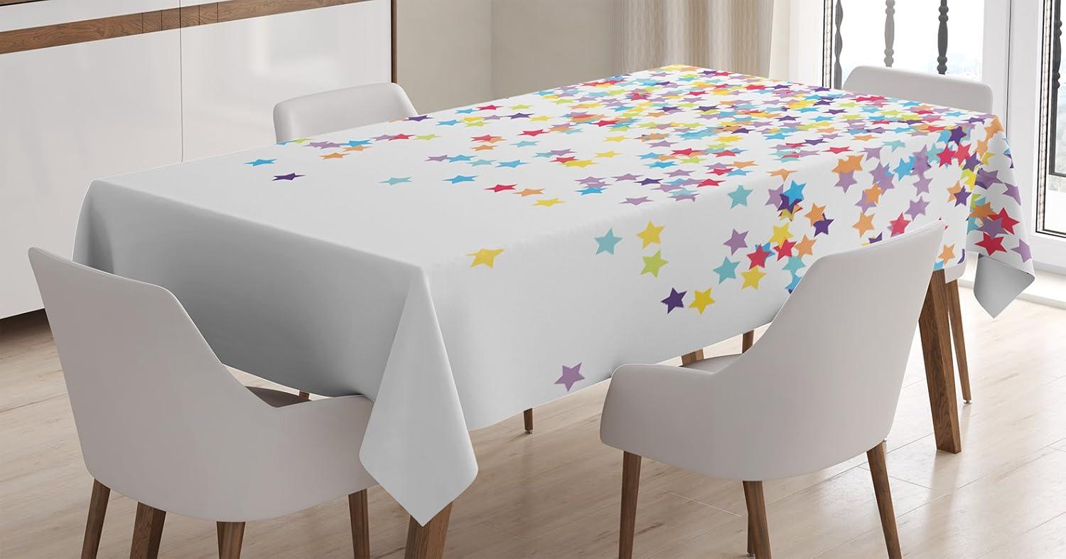 imageAmbesonne Valentine Tablecloth Heart Shaped Lollipops Candies with Spirals Romantic Love Theme Pattern Dining Room Kitchen Rectangular Table Cover 52 X 70 Pink PurplePurple Blue