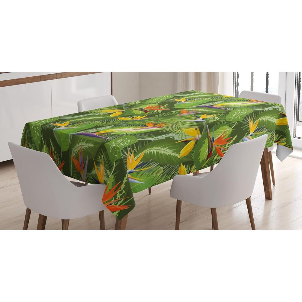 imageAmbesonne Valentine Tablecloth Heart Shaped Lollipops Candies with Spirals Romantic Love Theme Pattern Dining Room Kitchen Rectangular Table Cover 52 X 70 Pink PurpleOrange Yellow
