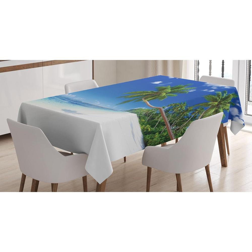 imageAmbesonne Valentine Tablecloth Heart Shaped Lollipops Candies with Spirals Romantic Love Theme Pattern Dining Room Kitchen Rectangular Table Cover 52 X 70 Pink PurpleWhite Green