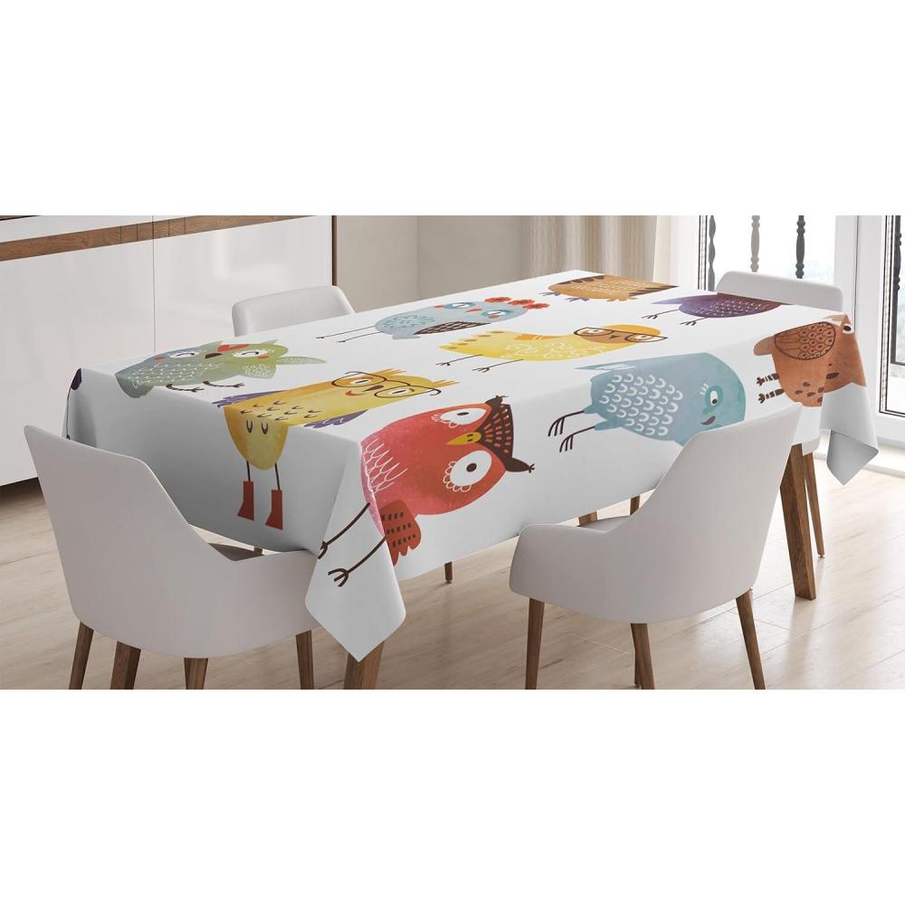 imageAmbesonne Valentine Tablecloth Heart Shaped Lollipops Candies with Spirals Romantic Love Theme Pattern Dining Room Kitchen Rectangular Table Cover 52 X 70 Pink PurpleUmber Yellow