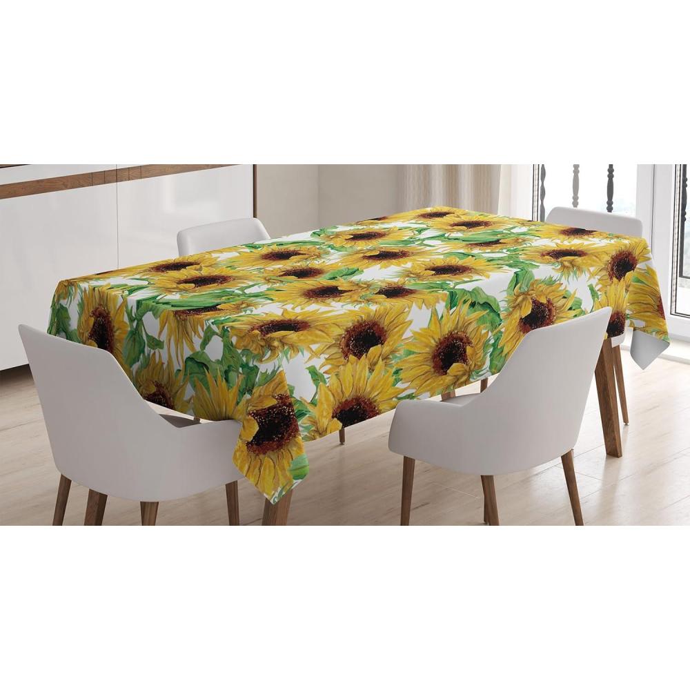 imageAmbesonne Valentine Tablecloth Heart Shaped Lollipops Candies with Spirals Romantic Love Theme Pattern Dining Room Kitchen Rectangular Table Cover 52 X 70 Pink PurpleBrown Yellow