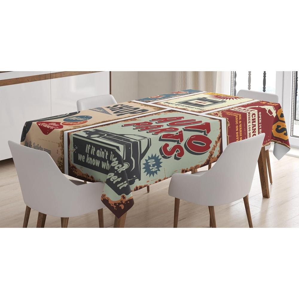 imageAmbesonne Valentine Tablecloth Heart Shaped Lollipops Candies with Spirals Romantic Love Theme Pattern Dining Room Kitchen Rectangular Table Cover 52 X 70 Pink PurpleBurgundy