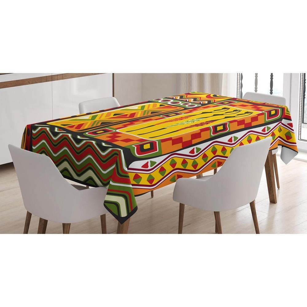 imageAmbesonne Valentine Tablecloth Heart Shaped Lollipops Candies with Spirals Romantic Love Theme Pattern Dining Room Kitchen Rectangular Table Cover 52 X 70 Pink PurpleScarlet Yellow