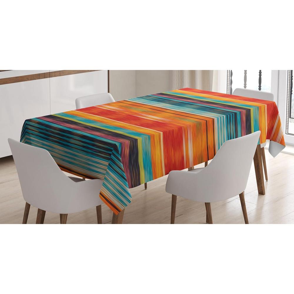 imageAmbesonne Valentine Tablecloth Heart Shaped Lollipops Candies with Spirals Romantic Love Theme Pattern Dining Room Kitchen Rectangular Table Cover 52 X 70 Pink PurpleOrange