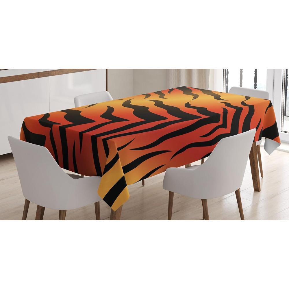 imageAmbesonne Valentine Tablecloth Heart Shaped Lollipops Candies with Spirals Romantic Love Theme Pattern Dining Room Kitchen Rectangular Table Cover 52 X 70 Pink PurpleYellow Orange