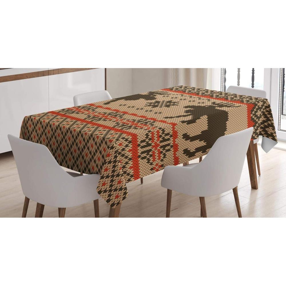 imageAmbesonne Valentine Tablecloth Heart Shaped Lollipops Candies with Spirals Romantic Love Theme Pattern Dining Room Kitchen Rectangular Table Cover 52 X 70 Pink PurpleVermilion Brown
