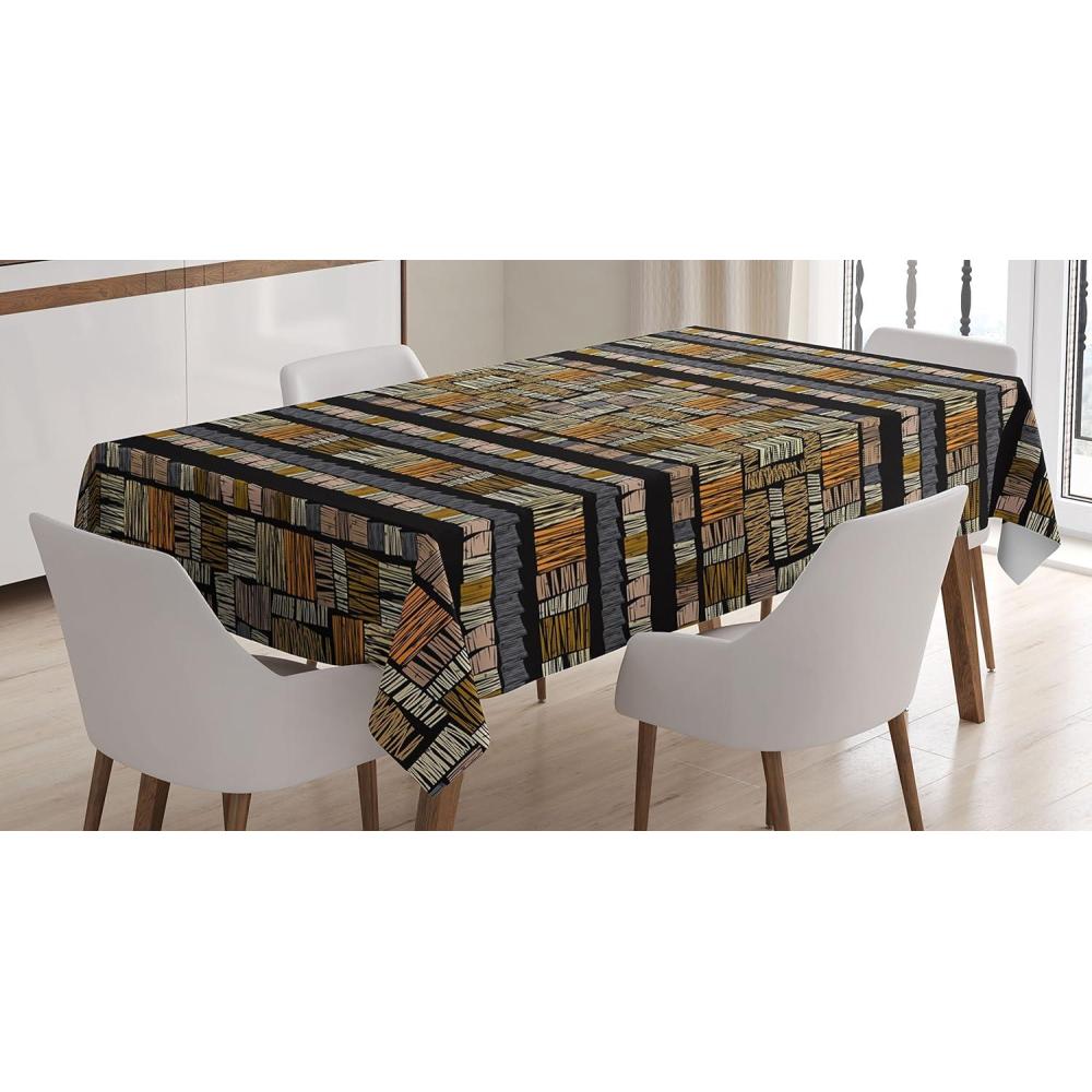 imageAmbesonne Valentine Tablecloth Heart Shaped Lollipops Candies with Spirals Romantic Love Theme Pattern Dining Room Kitchen Rectangular Table Cover 52 X 70 Pink PurplePale Orange