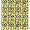 Ambesonne Chocolate Duvet Cover Set, Romantic Heart Pattern with Dots and Flowers Valentines Day Art Illustration, Decorative 3 Piece Bedding Set with 2 Pillow Shams, Queen Size, Brown Beige(Yellow Green)