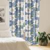 Ambesonne Ethnic Curtains, Watercolor Folk Floral Ornament Tie Dye Look on Creamy Neutral Backdrop, Window Treatments 2 Panel Set for Living Room Bedroom, Pair of – 28″ x 63″, Jade Green Plum Mustard(Ceil Blue Green and Cream)