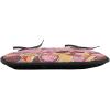 Ambesonne Valentine Chair Seating Cushion Set of 4, Different Types of Heart Shapes Romance Love Theme Watercolor Striped Art, Anti-Slip Seat Padding for Kitchen & Patio, 16″x16″, Pink Black White(Brown Pale Pink)