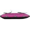 Ambesonne Valentine Chair Seating Cushion Set of 4, Different Types of Heart Shapes Romance Love Theme Watercolor Striped Art, Anti-Slip Seat Padding for Kitchen & Patio, 16″x16″, Pink Black White(Hot Pink Green and Blue)