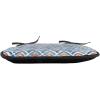 Ambesonne Valentine Chair Seating Cushion Set of 4, Different Types of Heart Shapes Romance Love Theme Watercolor Striped Art, Anti-Slip Seat Padding for Kitchen & Patio, 16″x16″, Pink Black White(Pale Blue Orange)