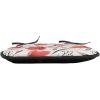 Ambesonne Valentine Chair Seating Cushion Set of 4, Different Types of Heart Shapes Romance Love Theme Watercolor Striped Art, Anti-Slip Seat Padding for Kitchen & Patio, 16″x16″, Pink Black White(Peach Green and Red)