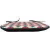 Ambesonne Valentine Chair Seating Cushion Set of 4, Different Types of Heart Shapes Romance Love Theme Watercolor Striped Art, Anti-Slip Seat Padding for Kitchen & Patio, 16″x16″, Pink Black White(Forest Green Salmon)