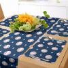 Ambesonne Xo Table Runner, Hugs and Kisses Pattern Love You Affection Expression Sign Print, Dining Room Kitchen Rectangular Runner, 16″ X 90″, White Charcoal(Night Blue Red White)