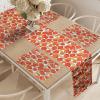 Ambesonne Xo Table Runner, Hugs and Kisses Pattern Love You Affection Expression Sign Print, Dining Room Kitchen Rectangular Runner, 16″ X 90″, White Charcoal(Orange and Ivory)