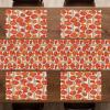 Ambesonne Xo Table Runner, Hugs and Kisses Pattern Love You Affection Expression Sign Print, Dining Room Kitchen Rectangular Runner, 16″ X 90″, White Charcoal(Orange and Ivory)