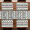 Ambesonne Xo Table Runner, Hugs and Kisses Pattern Love You Affection Expression Sign Print, Dining Room Kitchen Rectangular Runner, 16″ X 90″, White Charcoal(Peach Cream)