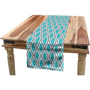 Ambesonne Love Table Runner, Romantic Sketch Style Hearts Lovers Valentines Birthday Childish Pattern, Dining Room Kitchen Rectangular Runner, 16″ X 90″, Grey White Hot Pink(Turquoise Charcoal Grey White)