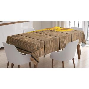 Ambesonne Valentine Tablecloth, Heart Shaped Lollipops Candies with Spirals Romantic Love Theme Pattern, Dining Room Kitchen Rectangular Table Cover, 52″ X 70″, Pink Purple(Yellow Umber)