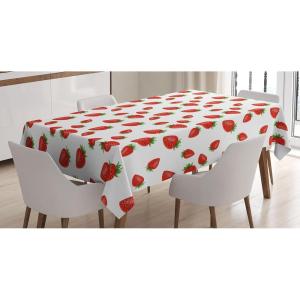 Ambesonne Valentine Tablecloth, Heart Shaped Lollipops Candies with Spirals Romantic Love Theme Pattern, Dining Room Kitchen Rectangular Table Cover, 52″ X 70″, Pink Purple(White Red)