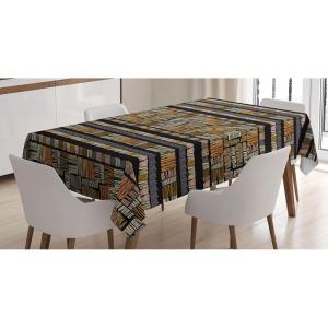 Ambesonne Valentine Tablecloth, Heart Shaped Lollipops Candies with Spirals Romantic Love Theme Pattern, Dining Room Kitchen Rectangular Table Cover, 52″ X 70″, Pink Purple(Pale Orange)
