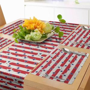 Ambesonne Xo Table Runner, Hugs and Kisses Pattern Love You Affection Expression Sign Print, Dining Room Kitchen Rectangular Runner, 16″ X 90″, White Charcoal(Navy Blue)