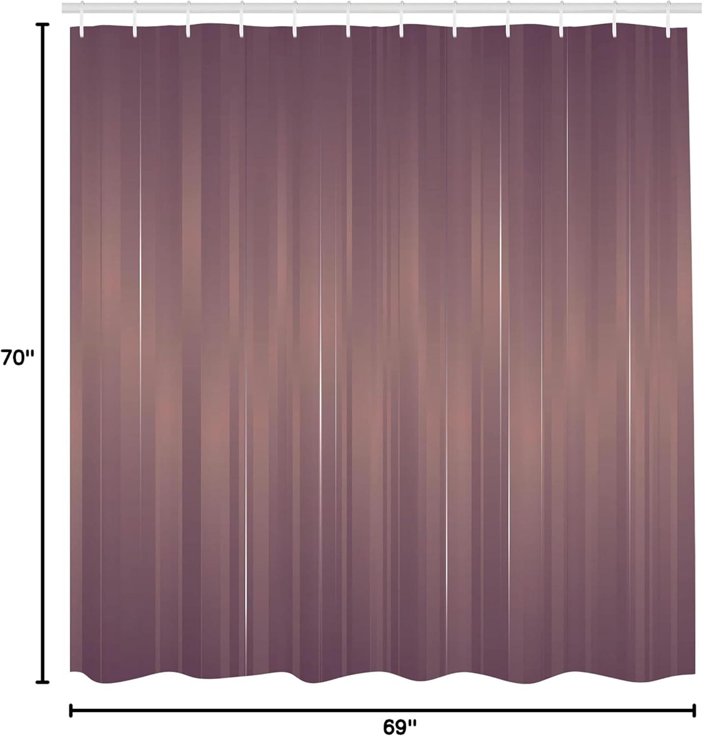 imageAmbesonne Cartoon Shower Curtain Forest Secret Swing Old Tree Curly Half Moon Shaped Lamps Butterflies Print Cloth Fabric Bathroom Decor Set with Hooks 69 W x 75 L Brown KhakiMauve Taupe