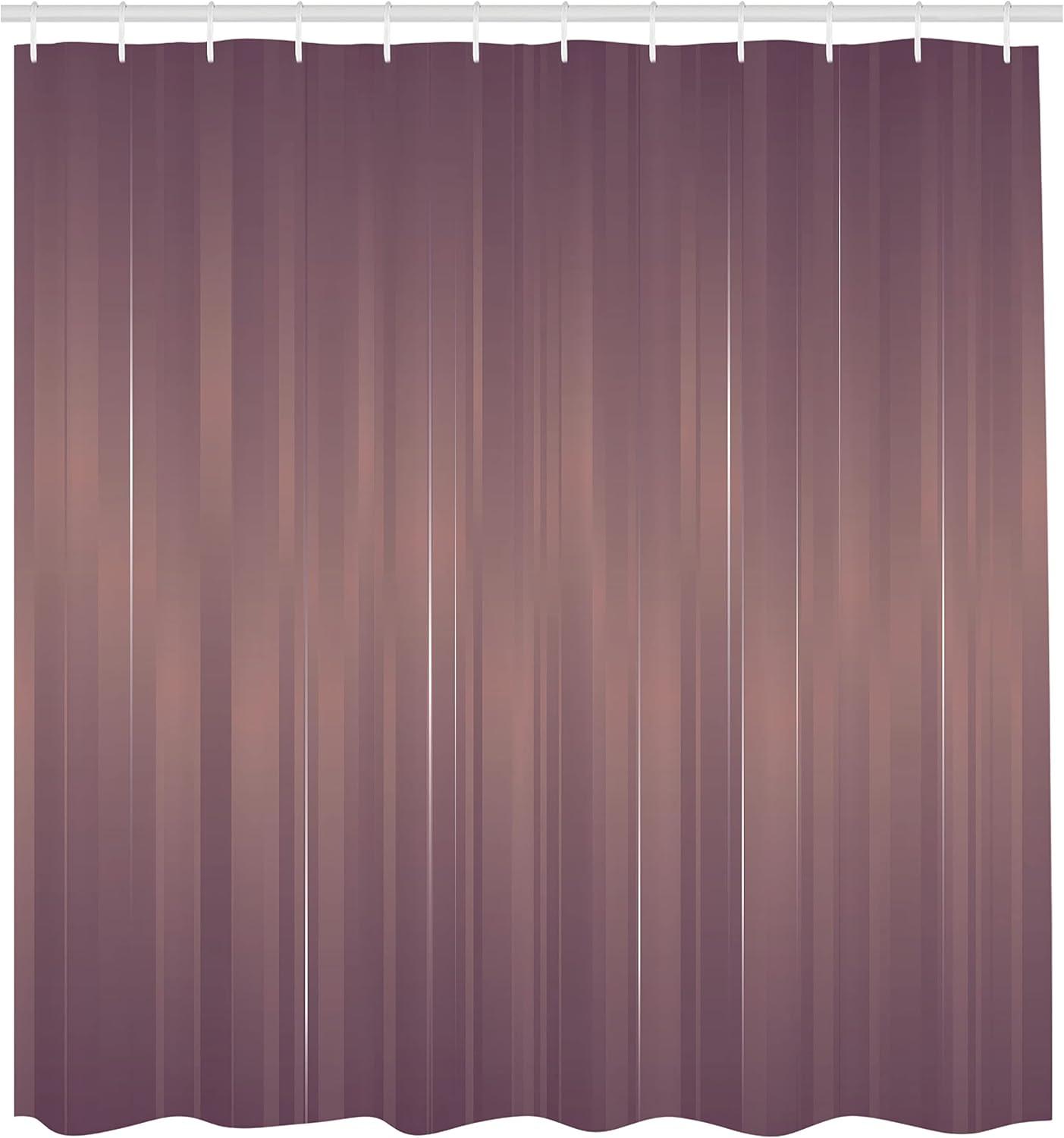 imageAmbesonne Cartoon Shower Curtain Forest Secret Swing Old Tree Curly Half Moon Shaped Lamps Butterflies Print Cloth Fabric Bathroom Decor Set with Hooks 69 W x 75 L Brown KhakiMauve Taupe