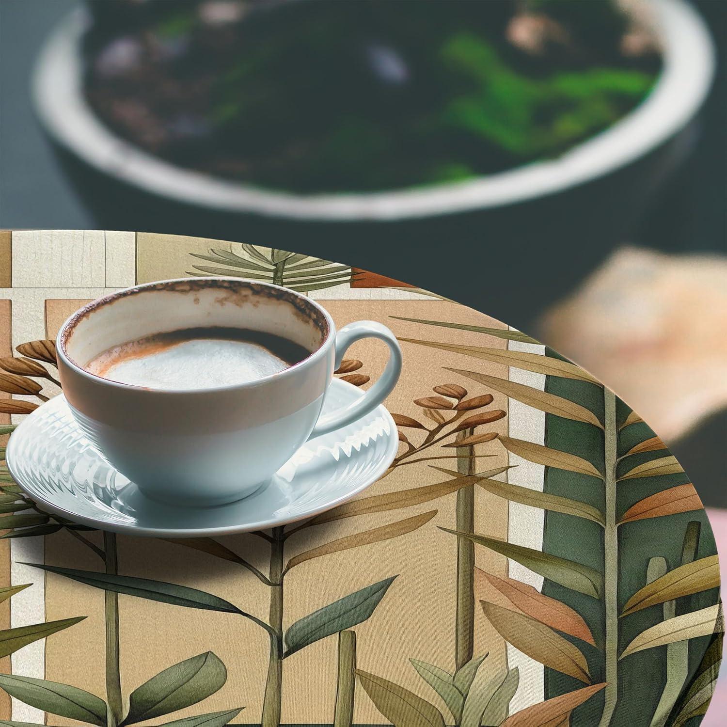 imageAmbesonne Ice Cream Fitted Round Tablecloth Delicate Pattern of Colorful Design Dots and Hearts on Plain Back Cartoon All Around Elastic Fabric Table Cover 40 44 Diameter Pink Blue ApricotForest Green Rust Tan