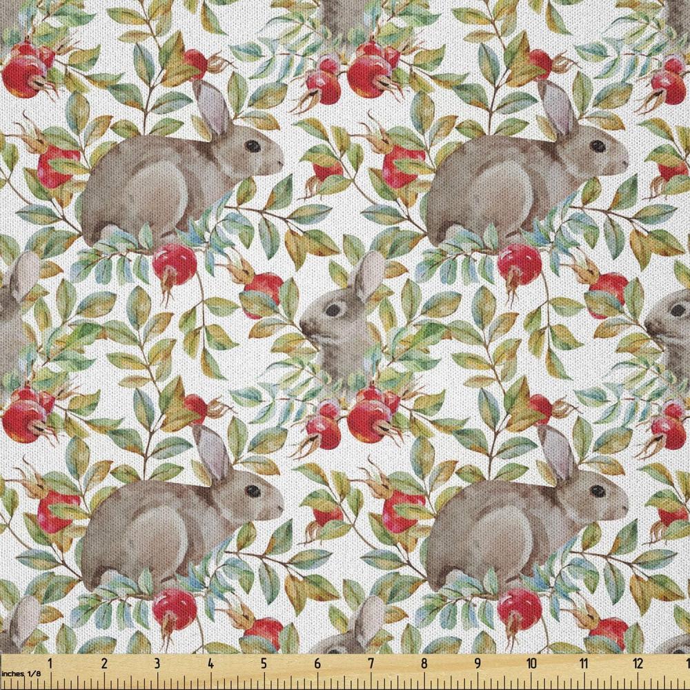 imageAmbesonne Boxer Dog Fabric by The Yard Cartoon Purebred Dogs Paw Prints and Bones Microfiber Fabric for Arts and Crafts Textiles amp Decor 1 Yard Brown CaramelWarm Taupe