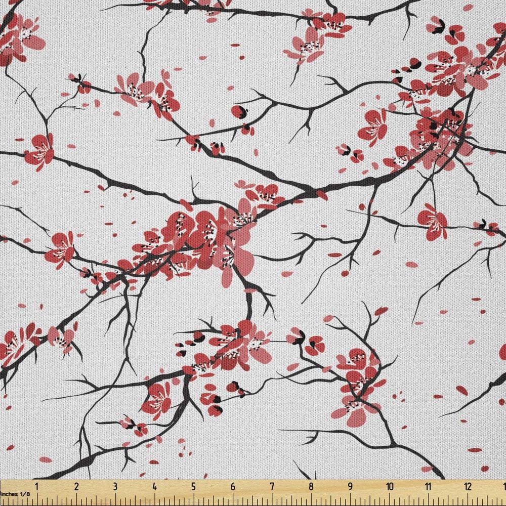imageAmbesonne Boxer Dog Fabric by The Yard Cartoon Purebred Dogs Paw Prints and Bones Microfiber Fabric for Arts and Crafts Textiles amp Decor 1 Yard Brown CaramelBlack Coral