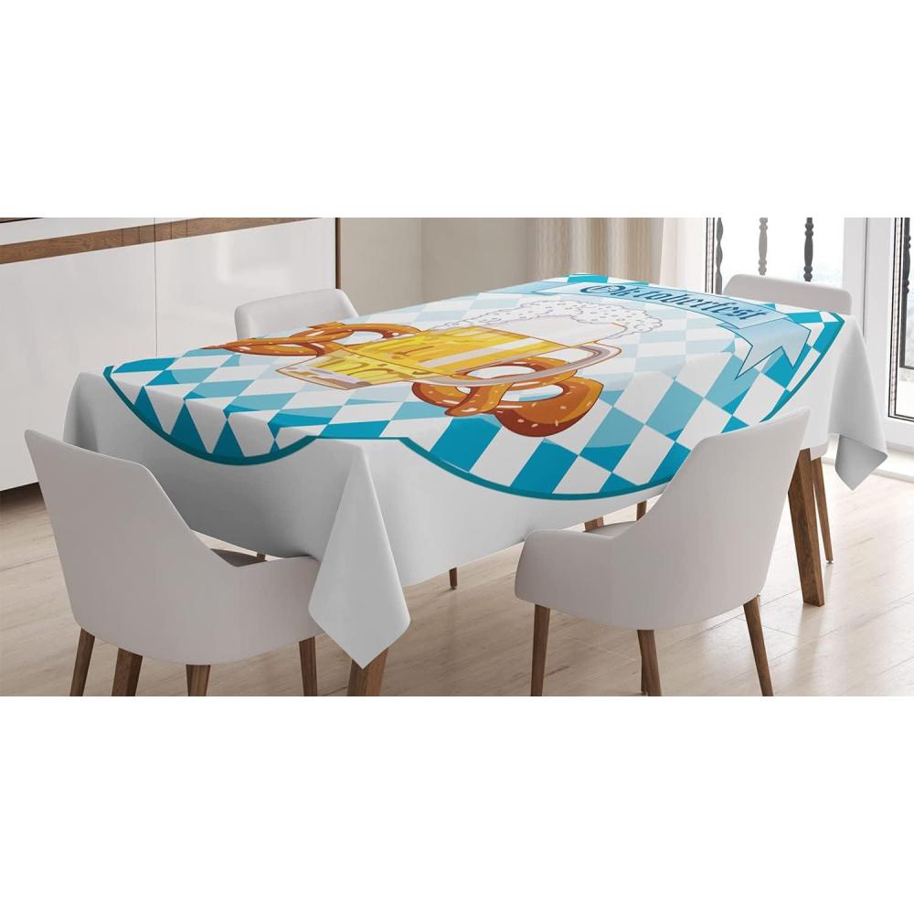 imageAmbesonne Love Tablecloth Pattern of Hearts and Romantic Wedding Theme Celebration Valentines Rectangular Table Cover for Dining Room Kitchen Decor 60 X 84 Pink WhiteOrange White