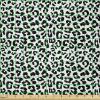 Ambesonne Boxer Dog Fabric by The Yard, Cartoon Purebred Dogs Paw Prints and Bones, Microfiber Fabric for Arts and Crafts Textiles & Decor, 1 Yard, Brown Caramel(Black White)