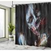 Ambesonne Cartoon Shower Curtain, Animal Map of The World for Cartoon Mountains Forests Happy Atlas, Cloth Fabric Bathroom Decor Set with Hooks, 69″ W x 84″ L, Yellow Green and Pale Blue(Red Black)