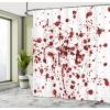Ambesonne Cartoon Shower Curtain, Animal Map of The World for Cartoon Mountains Forests Happy Atlas, Cloth Fabric Bathroom Decor Set with Hooks, 69″ W x 84″ L, Yellow Green and Pale Blue(Red White)