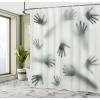 Ambesonne Cartoon Shower Curtain, Animal Map of The World for Cartoon Mountains Forests Happy Atlas, Cloth Fabric Bathroom Decor Set with Hooks, 69″ W x 84″ L, Yellow Green and Pale Blue(Emerald)