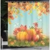 Ambesonne Cartoon Shower Curtain, Animal Map of The World for Cartoon Mountains Forests Happy Atlas, Cloth Fabric Bathroom Decor Set with Hooks, 69″ W x 84″ L, Yellow Green and Pale Blue(Orange Vermilion)