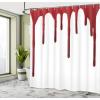 Ambesonne Cartoon Shower Curtain, Animal Map of The World for Cartoon Mountains Forests Happy Atlas, Cloth Fabric Bathroom Decor Set with Hooks, 69″ W x 84″ L, Yellow Green and Pale Blue(Red and White)