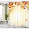 Ambesonne Cartoon Shower Curtain, Animal Map of The World for Cartoon Mountains Forests Happy Atlas, Cloth Fabric Bathroom Decor Set with Hooks, 69″ W x 84″ L, Yellow Green and Pale Blue(White Ecru Yellow Green)
