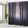 Ambesonne Cartoon Shower Curtain, Animal Map of The World for Cartoon Mountains Forests Happy Atlas, Cloth Fabric Bathroom Decor Set with Hooks, 69″ W x 84″ L, Yellow Green and Pale Blue(Grey Purple)