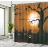 Ambesonne Cartoon Shower Curtain, Animal Map of The World for Cartoon Mountains Forests Happy Atlas, Cloth Fabric Bathroom Decor Set with Hooks, 69″ W x 84″ L, Yellow Green and Pale Blue(Brown Tan)