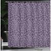 Ambesonne Cartoon Shower Curtain, Forest Secret Swing Old Tree Curly Half Moon Shaped Lamps Butterflies Print, Cloth Fabric Bathroom Decor Set with Hooks, 69″ W x 75″ L, Brown Khaki(Pale Eggplant)